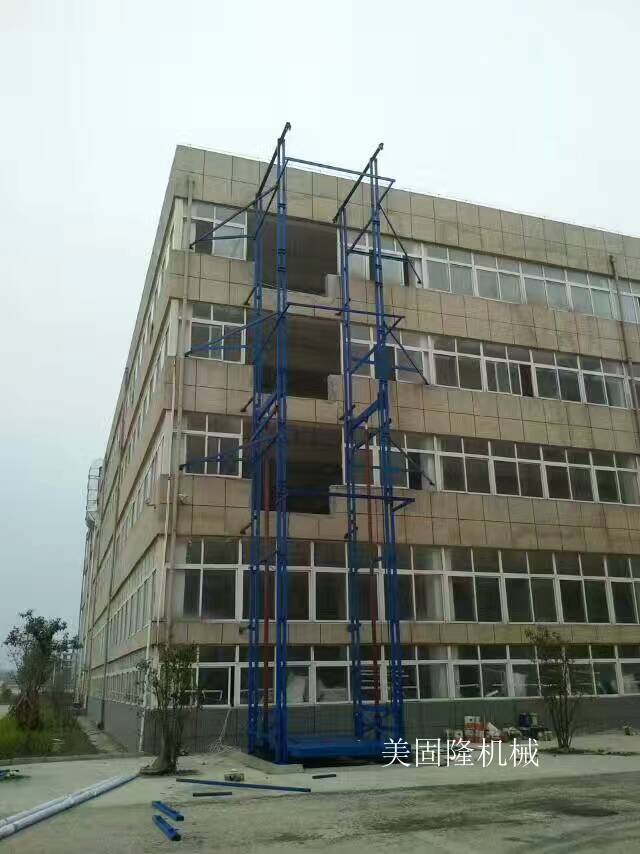 河源室外双臂导轨式升降机厂家